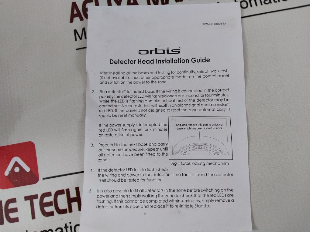 Apollo Orb-ht-41015-mar Br Heat Detector With Flashing Led