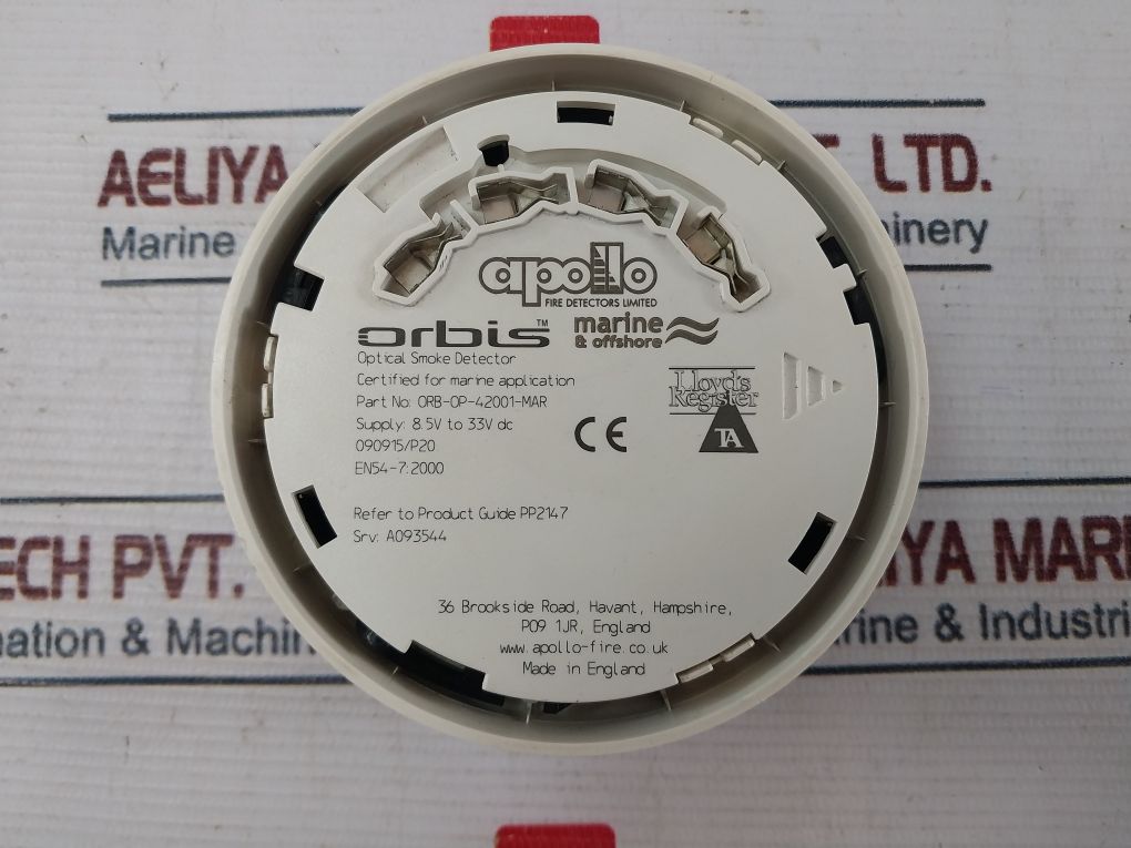 Apollo Orb-op-42001-mar Optical Smoke Detector