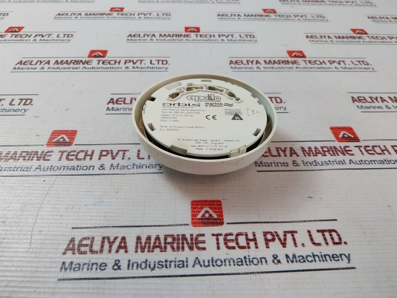 Apollo Orb-op-42001-mar Optical Smoke Detector 8.5V To 33V Dc
