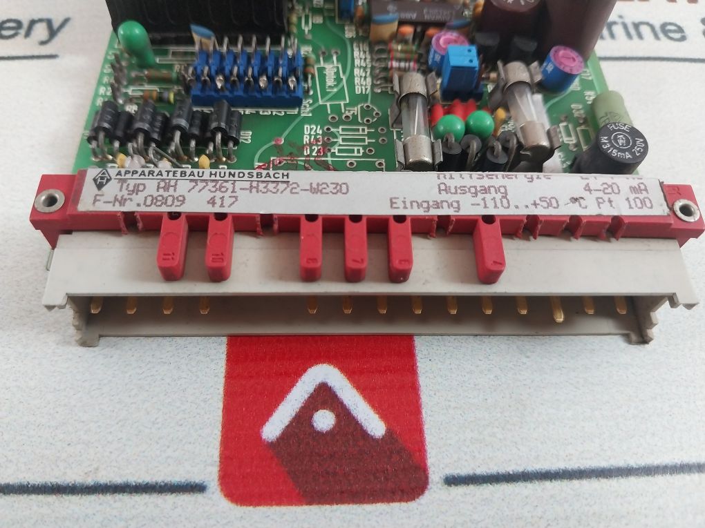 Apparatebau Hundsbach Ah 77361-h3372-w230 Pcb Card 24V Dc