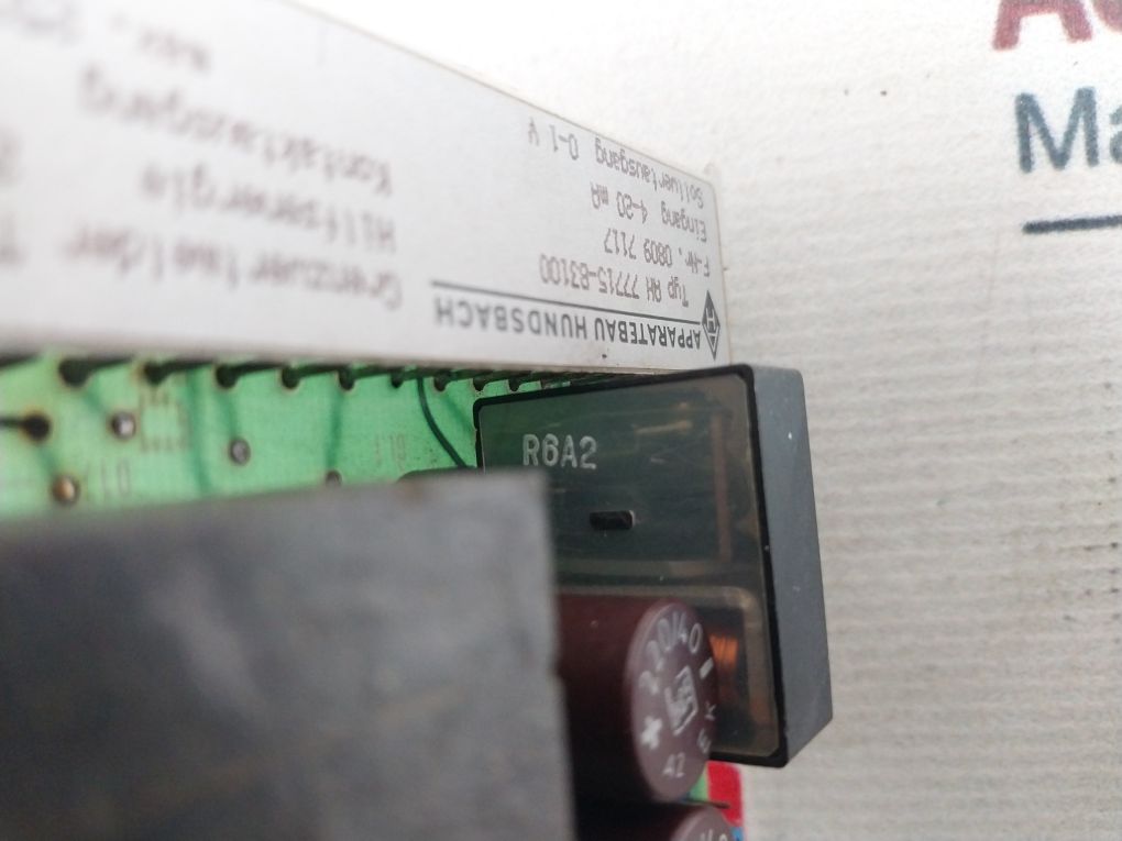Apparatebau Hundsbach Ah 77715-b3100 Limit Value Detector 24V Ac