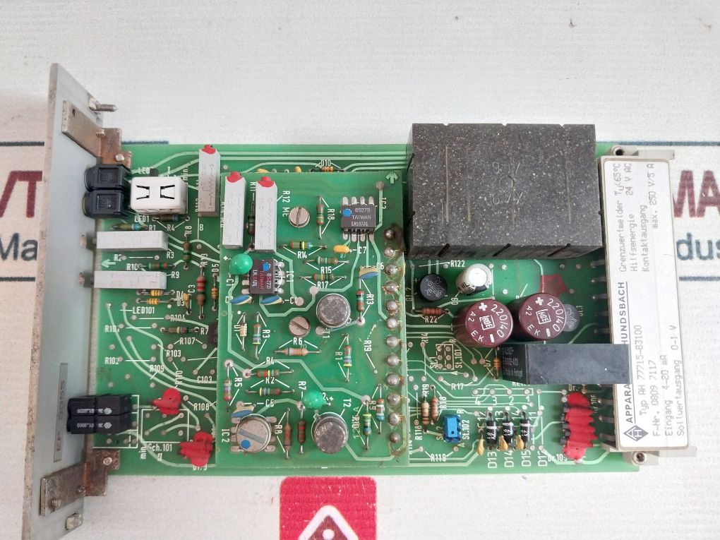 Apparatebau Hundsbach Ah 77715-b3100 Limit Value Detector 24V Ac