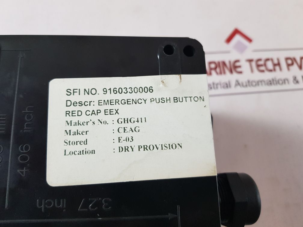 Ceag/Appleton Ghg411 Cspe Control Station U21W201