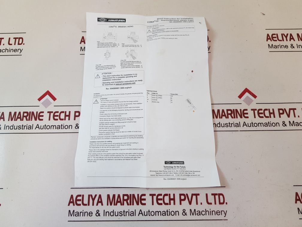 Ari A743Ca40 Thermo Dynamics Steam Trap