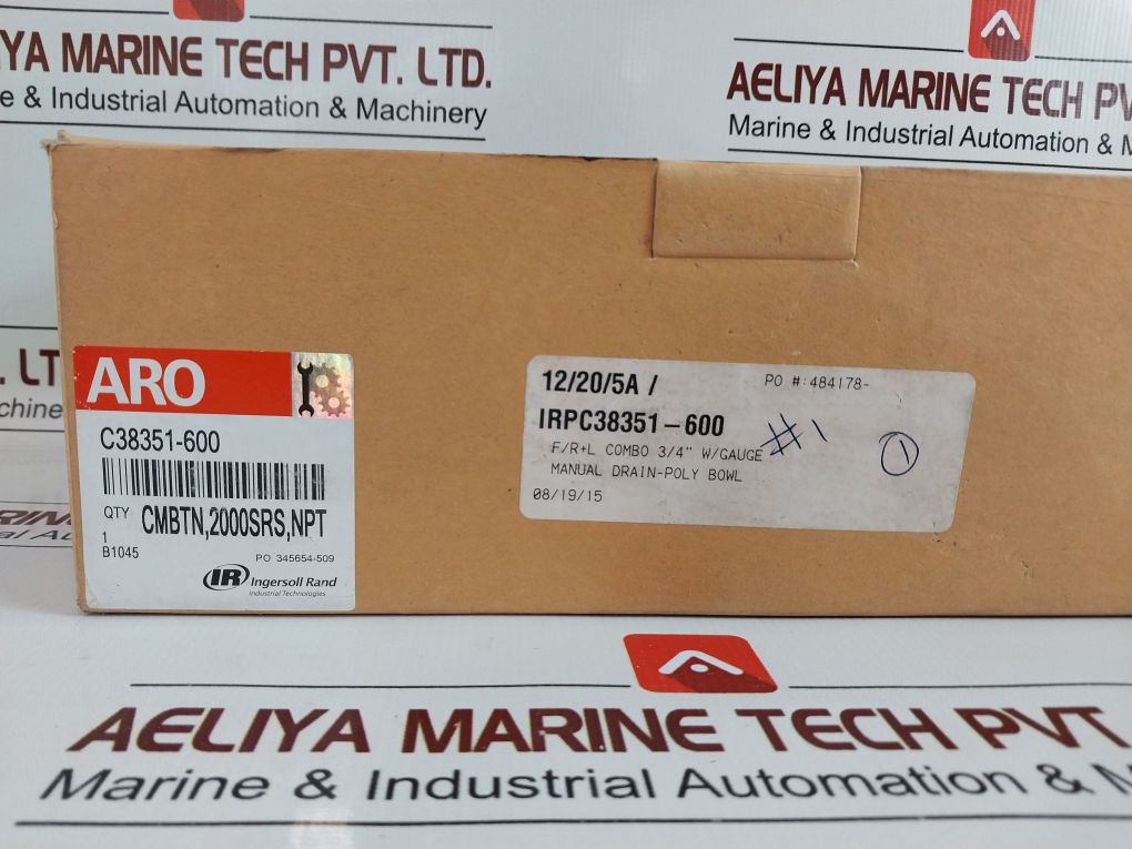 Aro C38351-600 Filter Regulator Lubricator F/R+L Combo 3/4"