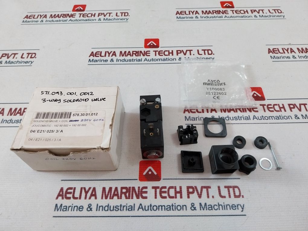 Asco 19200002 Solenoid Valve With Coil