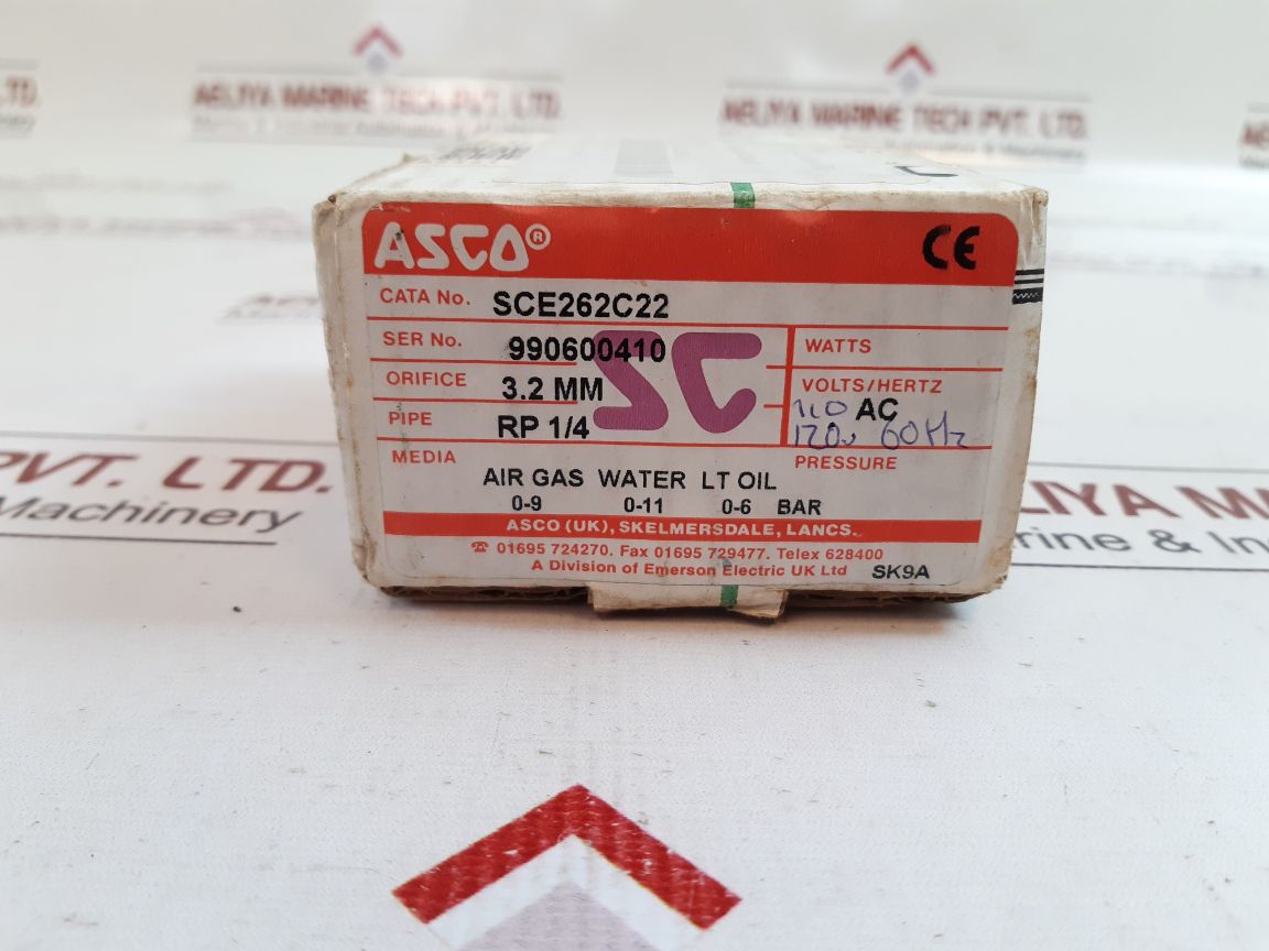 Asco 400325-107 Solenoid Valve