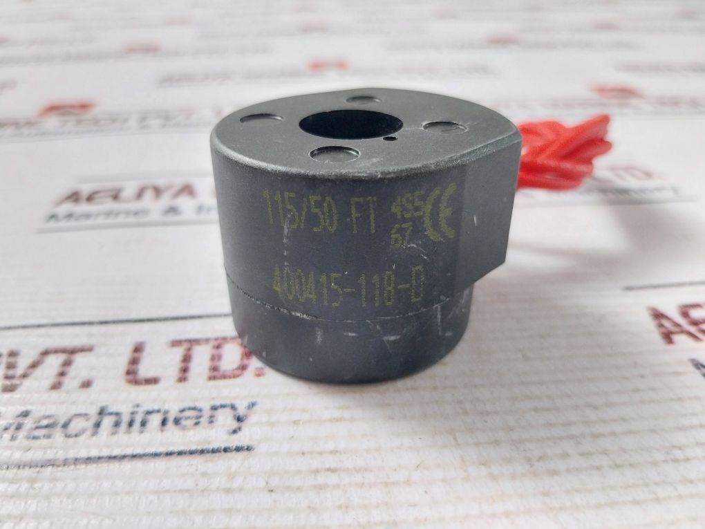 Asco 400415-118-d Solenoid Valve Coil 110Vac