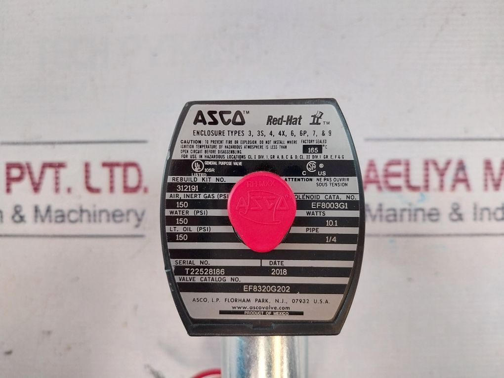 Asco Ef8320G202 Solenoid Valve