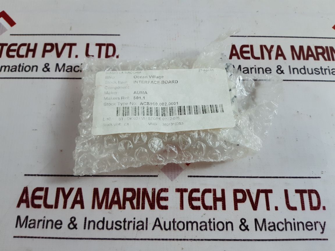 Auma K-800 Interface Board