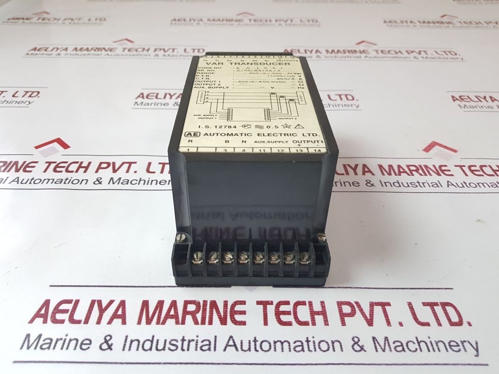 Automatic Electric Var Transducer