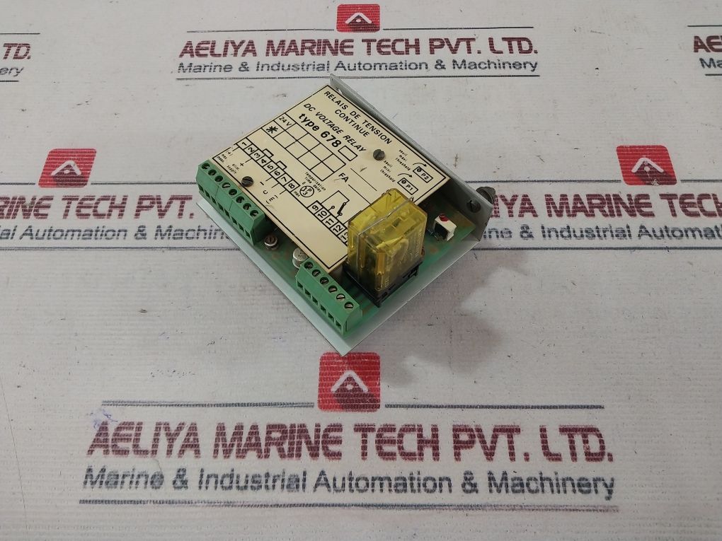 Automatismes Energie Electronique 678 Dc Voltage Relay 24V