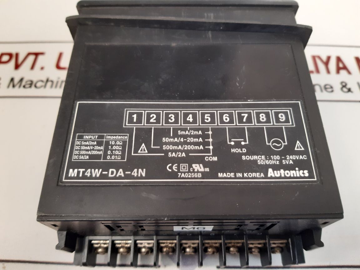 Autonics Mt4W-da-4N Digital Panel Meter