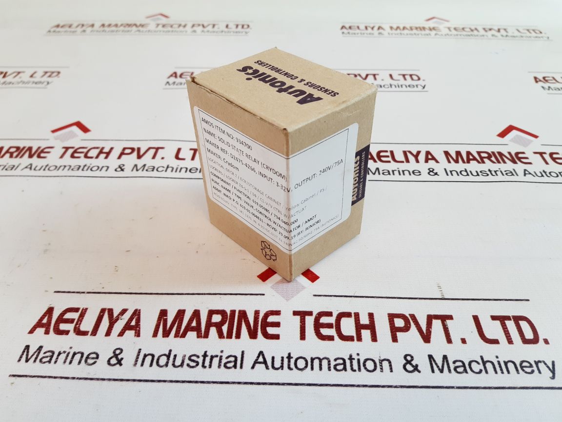 Autonics Sr1-1275 Solid State Relay Sr1 Series