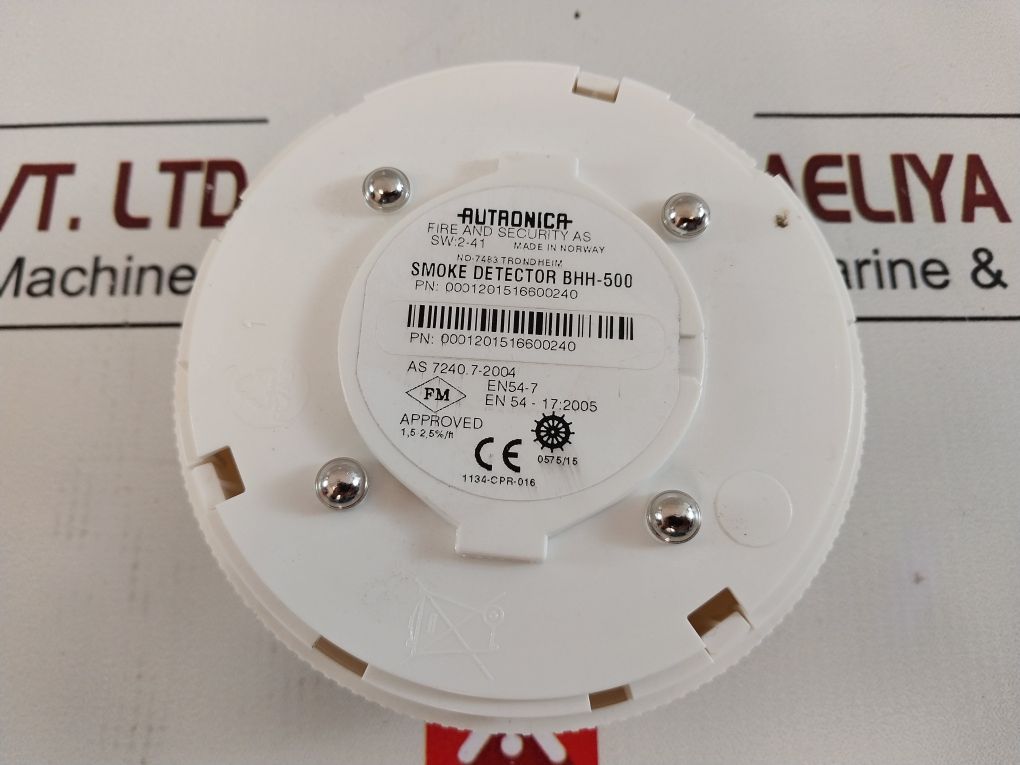 Autronica Bhh-500 Smoke Detector 0001201516600240