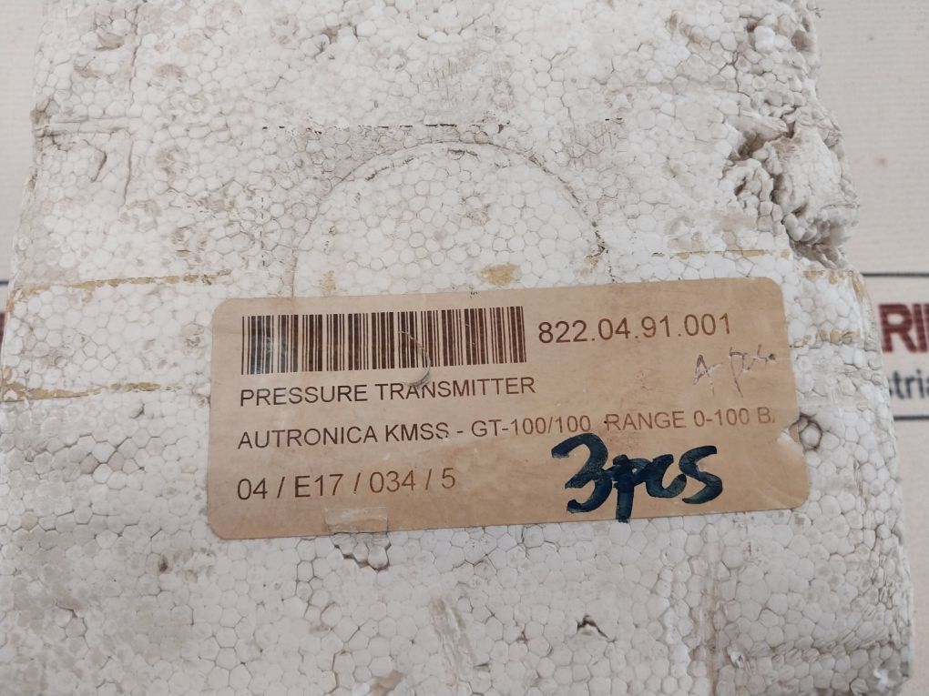 Autronica Gt-100/100 Bar Pressure Transmitter