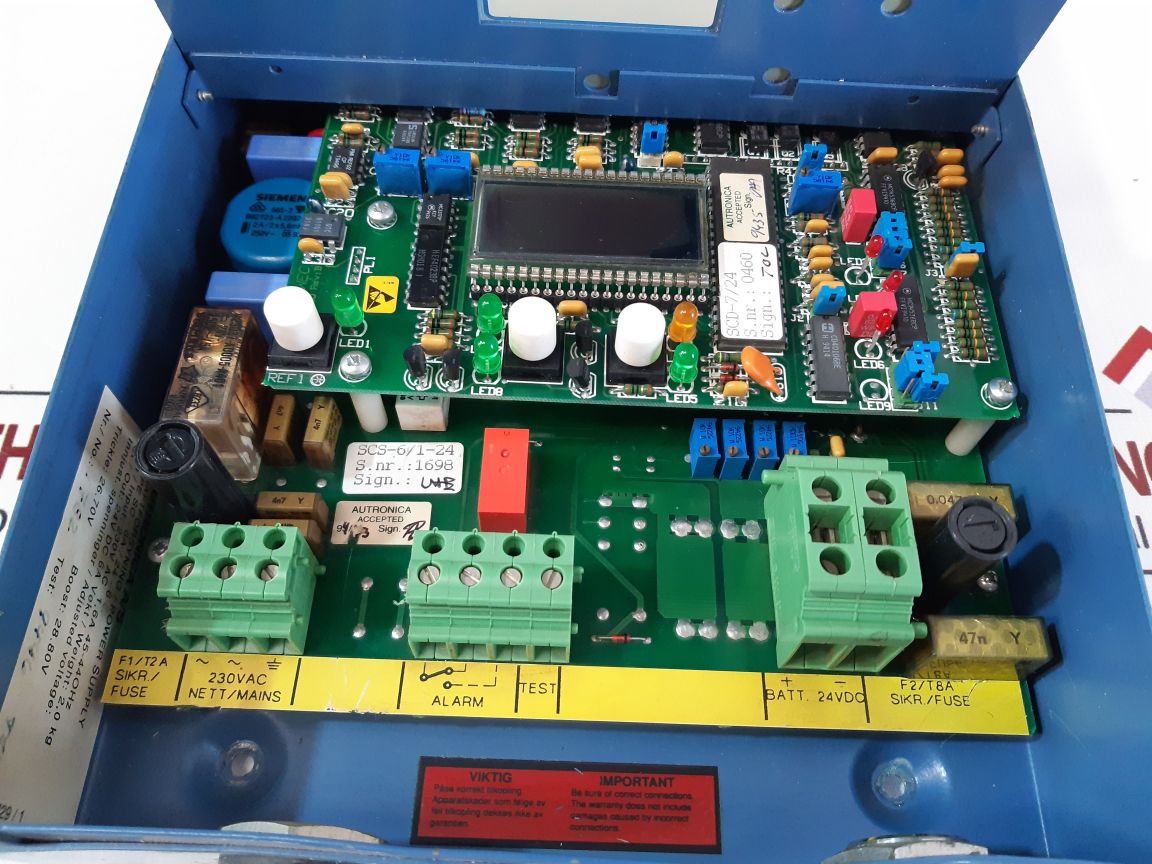 Autronica Sc-6 Switch Mode Power Supply