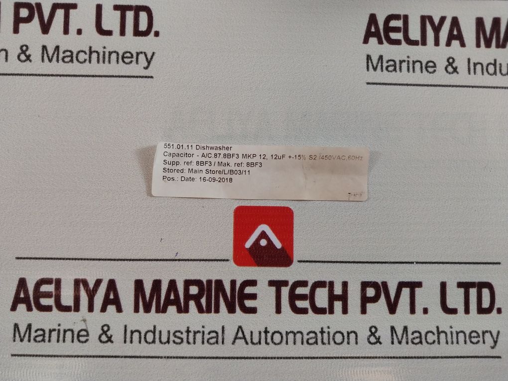 Av Arcotronics C.87.8Bf3 Mkp Capacitor