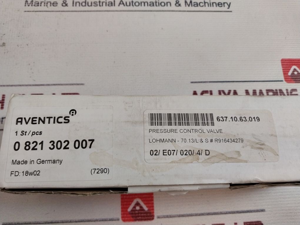 Aventics 0 821 302 007 Pressure Control Valve