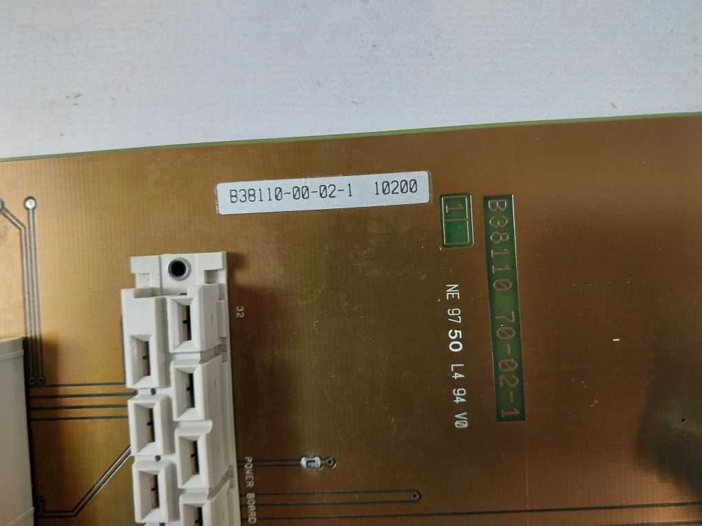 B38110 70-02-1 Pcb Card B38110-00-02-1