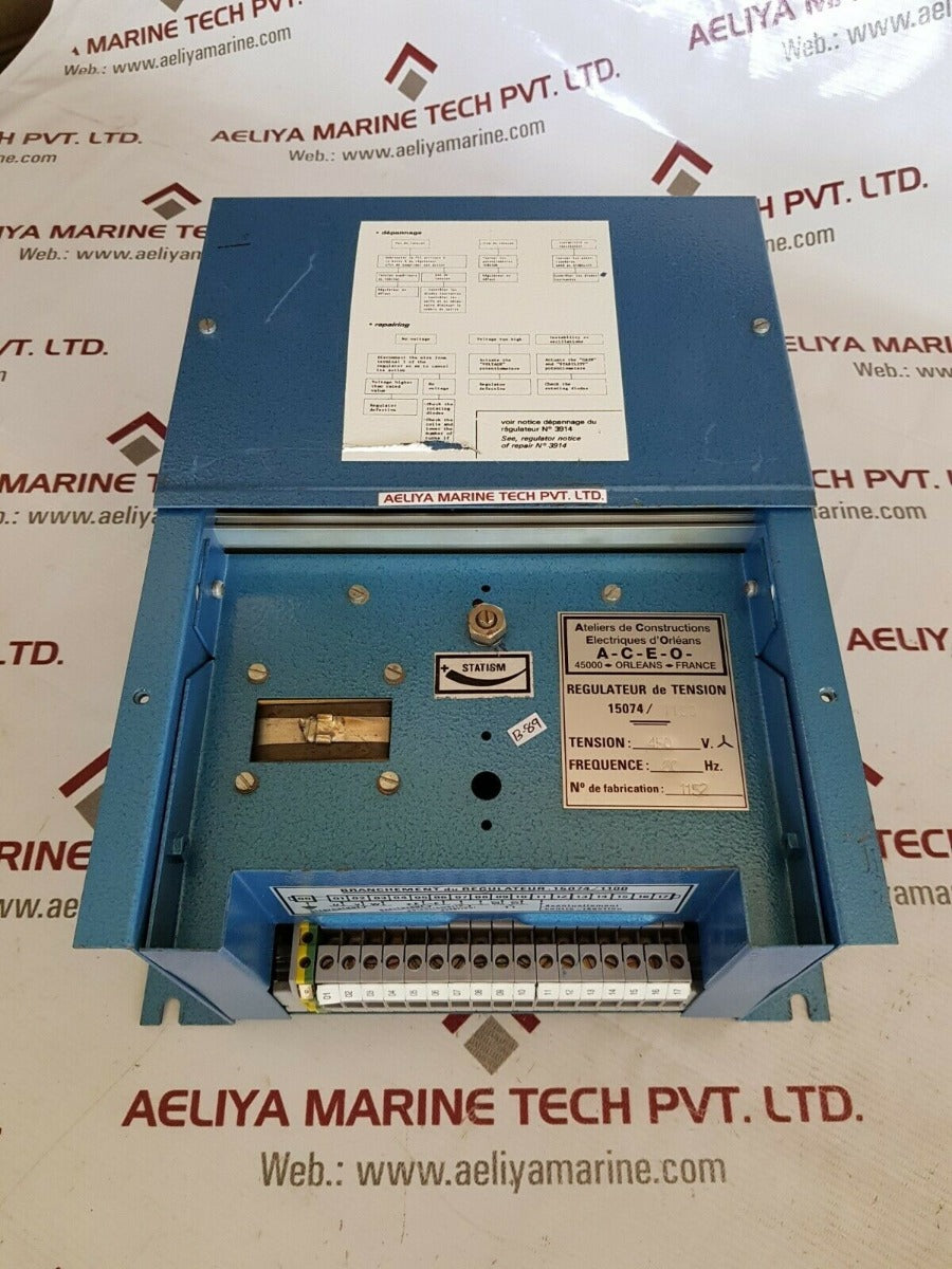 A-c-e-o 15074/1100 voltage regulateur de tension