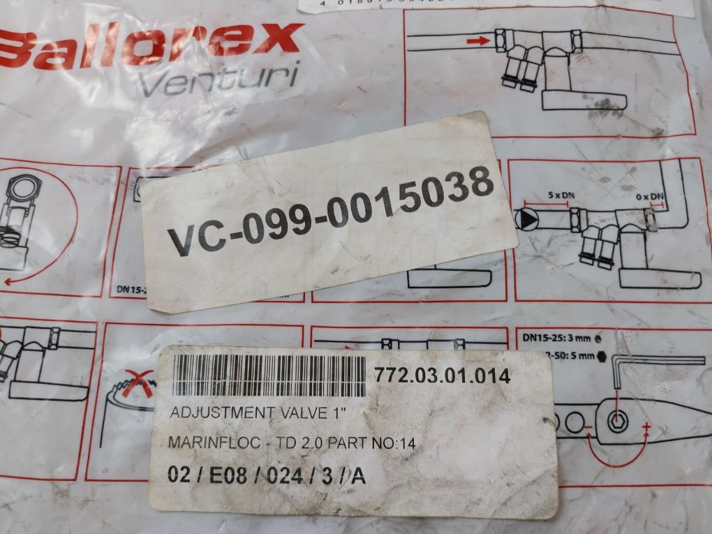 Ballorex Venturi Dn25 Dr Pn 25 Control Valve