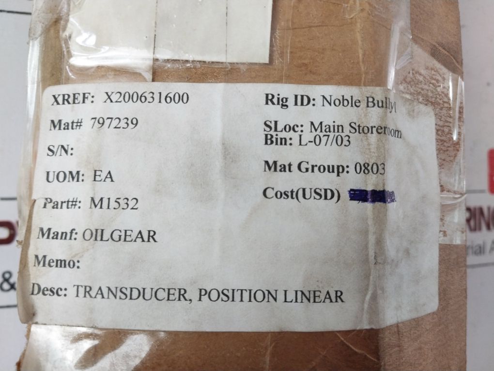 Balluff Micropulse Btl5-e50-m0178-j-dexc-ta12 Linear Position Transducer