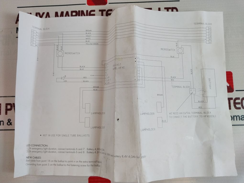 Barel Hfxe 136 E1004 Emergency Inverter