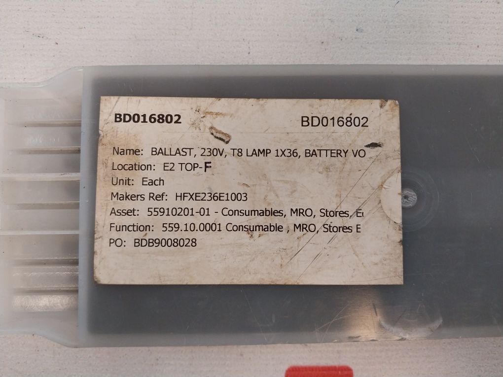 Barel Hfxe 236 E1003 Ballast
