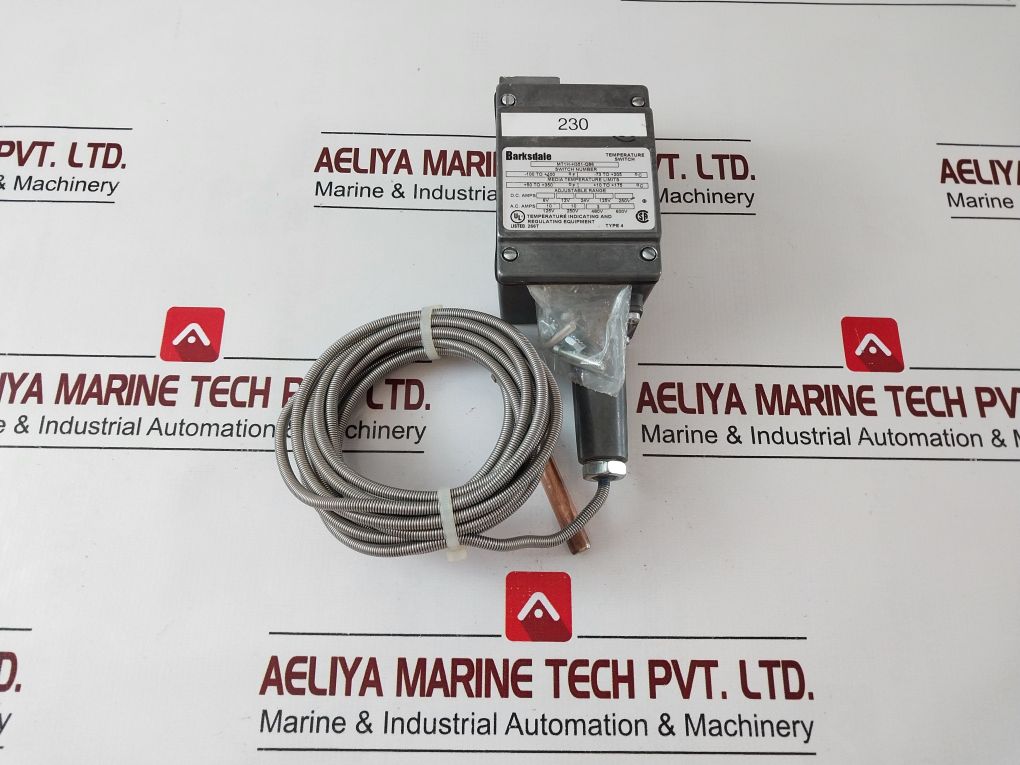 Barksdale Mt1H-h351-q86 Temperature Switch