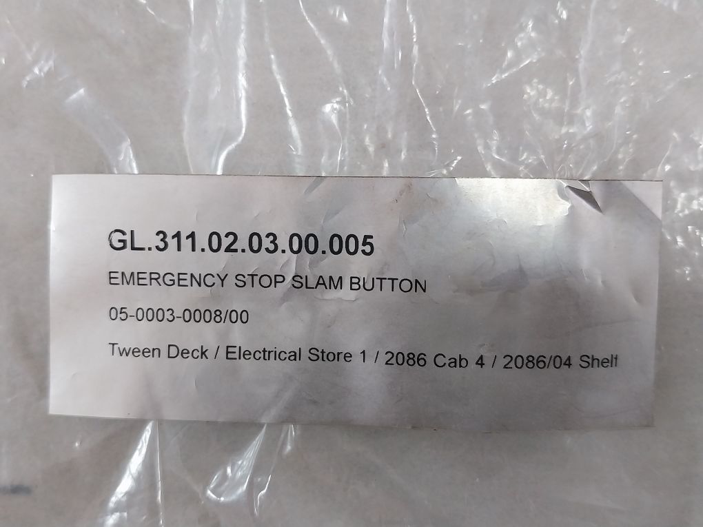 Bartec 05-0003-000800 Emergency Stop Pushbutton