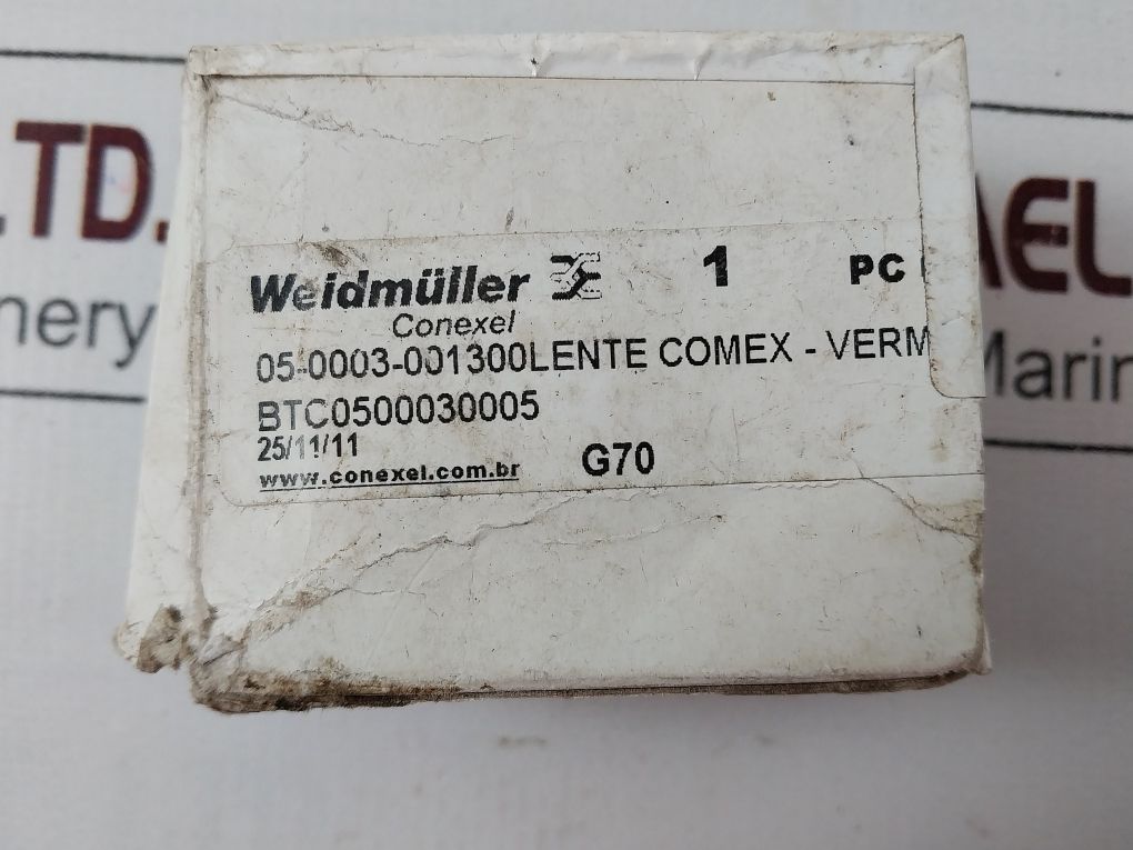 Bartec 05-0003-00 13/00 Red Lamp Lens