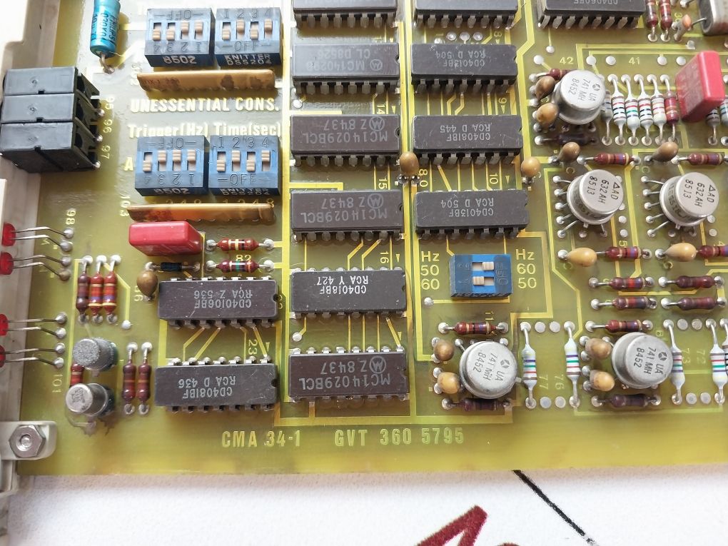 Bbc Gvt 360 5795 Pcb Card Cma 34