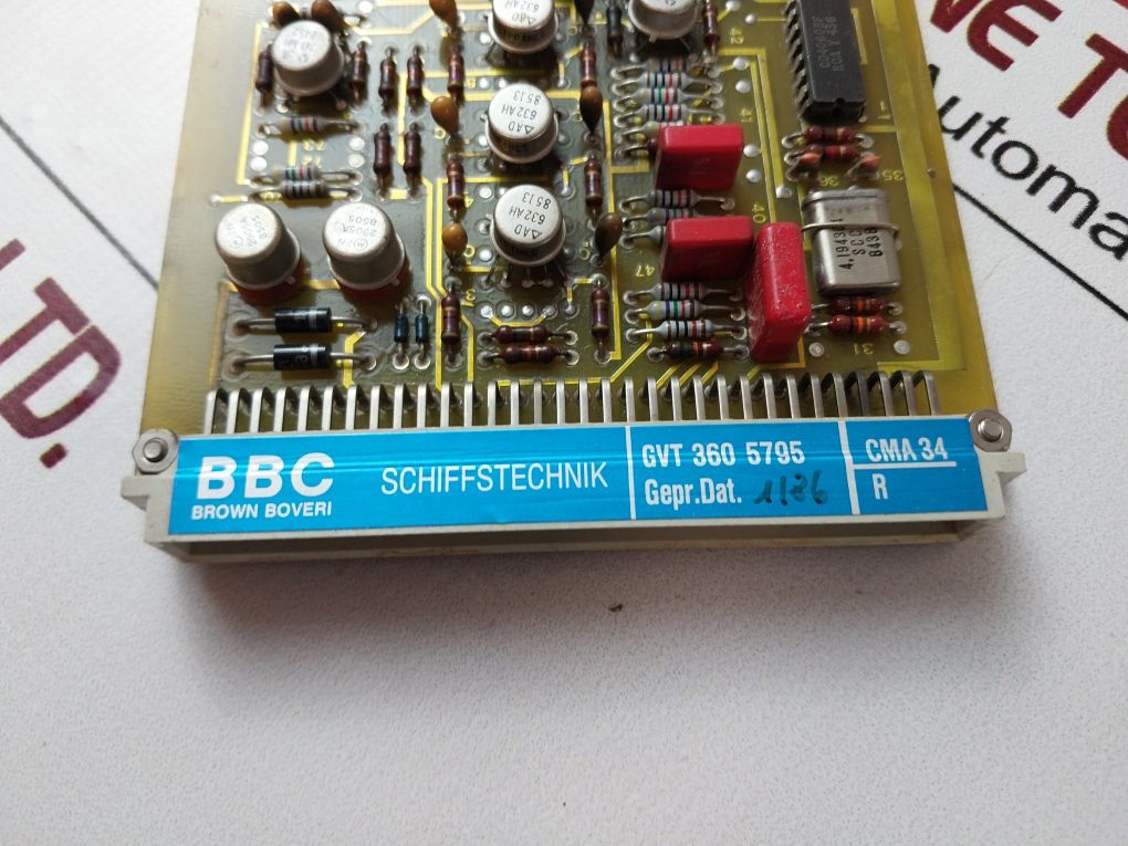 Bbc Gvt 360 5795 Pcb Card Cma 34