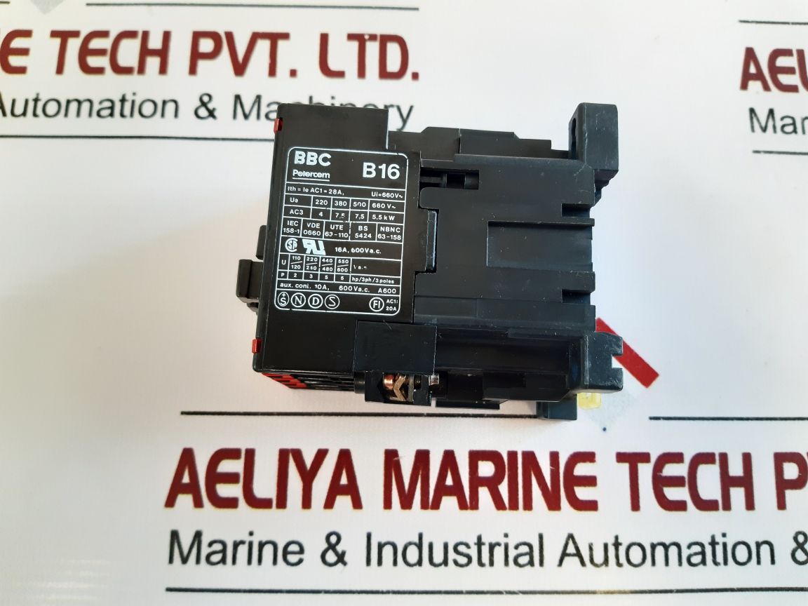 Bbc Petercem B16-30-10 Aux.Contactor