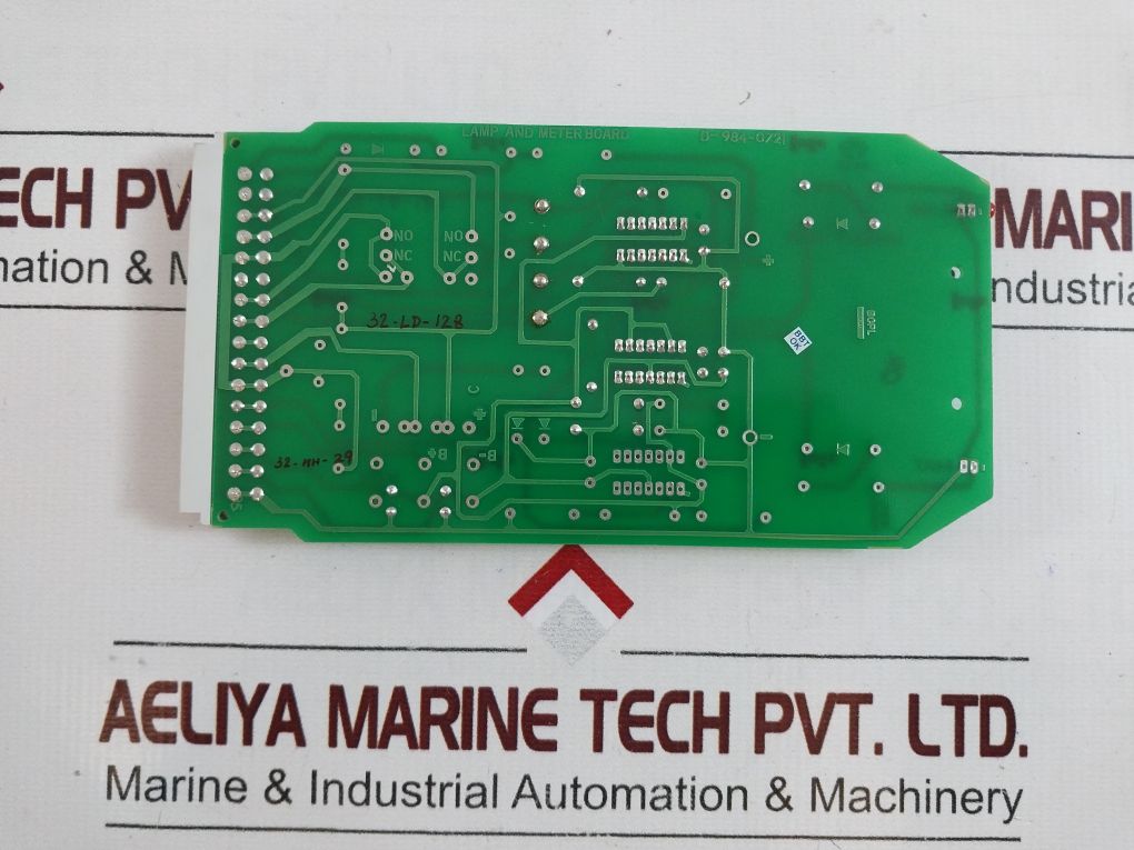 Alstom D-984-0721 Lamp And Meter Board