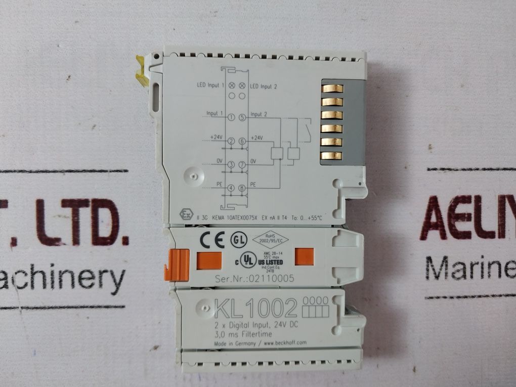 Beckhoff Kl1002 Digital Input Module
