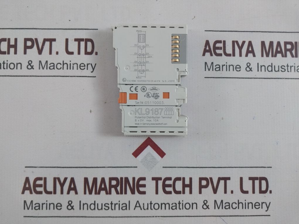 Beckhoff Kl9187 Potential Distribution Terminal Module 57 8956310