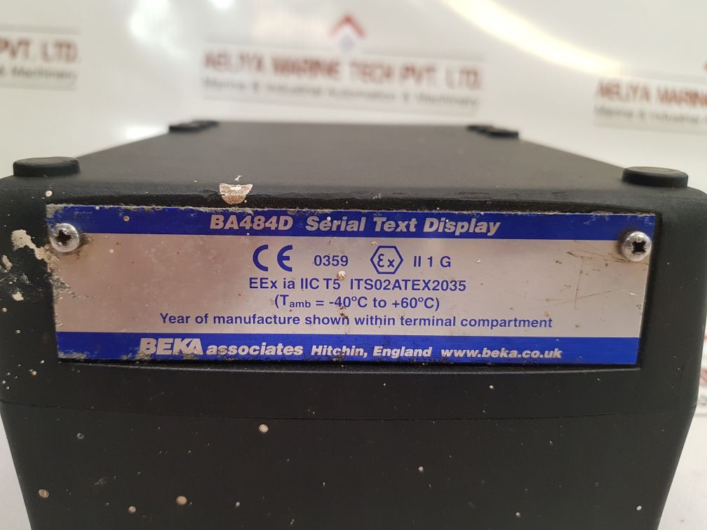 Beka Ba484D Serial Text Display 60°C