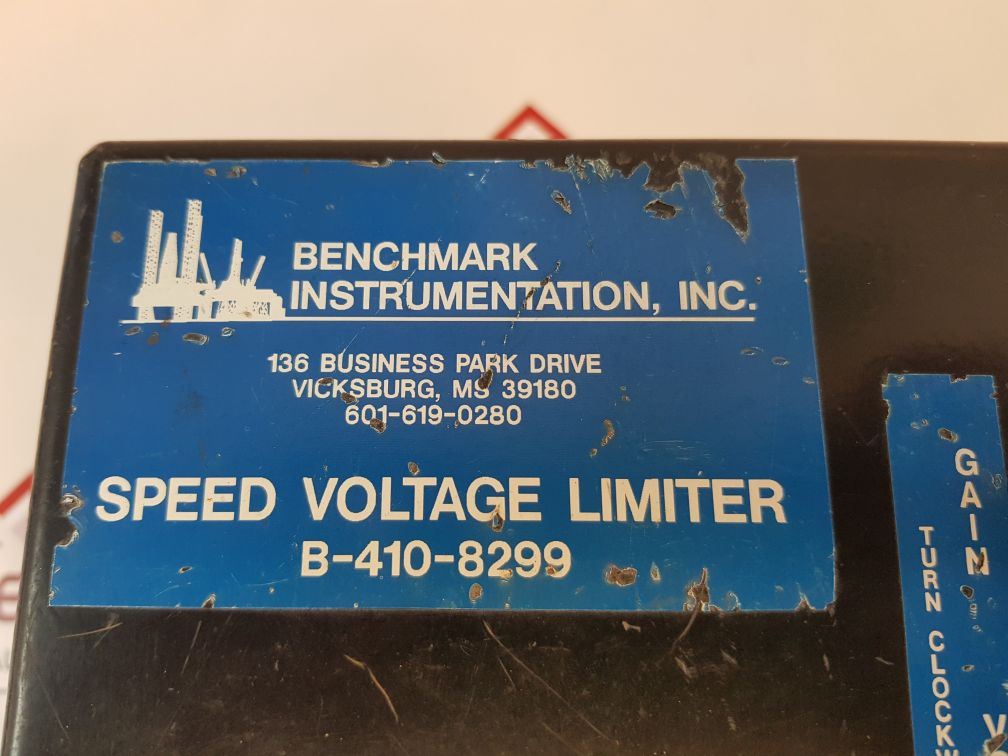 Benchmark B-410-8299 Speed Voltage Limiter