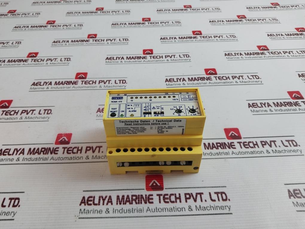 Bender Rcma 472 Residual Current Monitor 30…500Ma 0…1000Hz