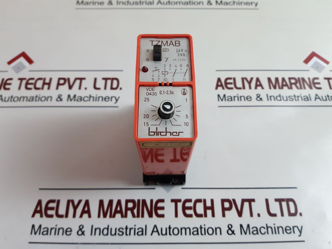 Bircher Tzmab Time Delay Relay