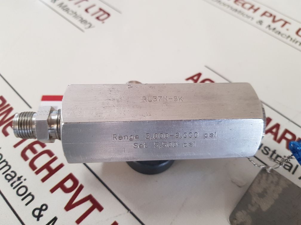 Bis Valves Rl37N-9K Pressure Safety Valve