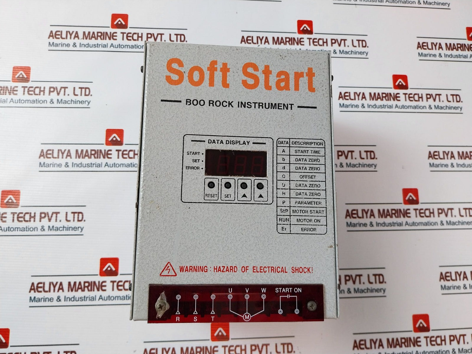Boo Rock Instrument Soft Start Bri-455F Digital Display Push Button Reset F3000