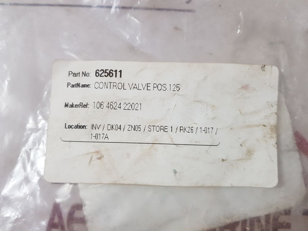 Concordia Fluidtechnik 1097081 Control Valve