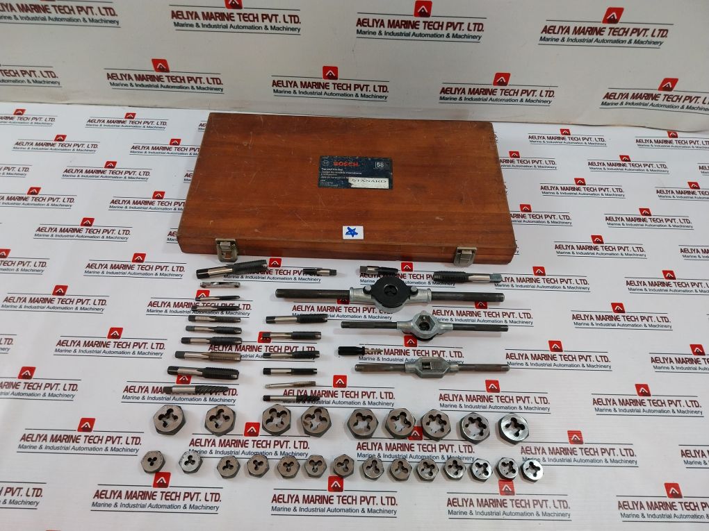 Bosch 96502 Hss High Speed Steel Tap And Die Set (Incomplete)