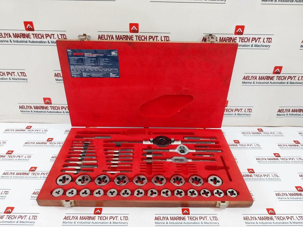 Bosch 96502 Hss High Speed Steel Tap And Die Set (Incomplete)