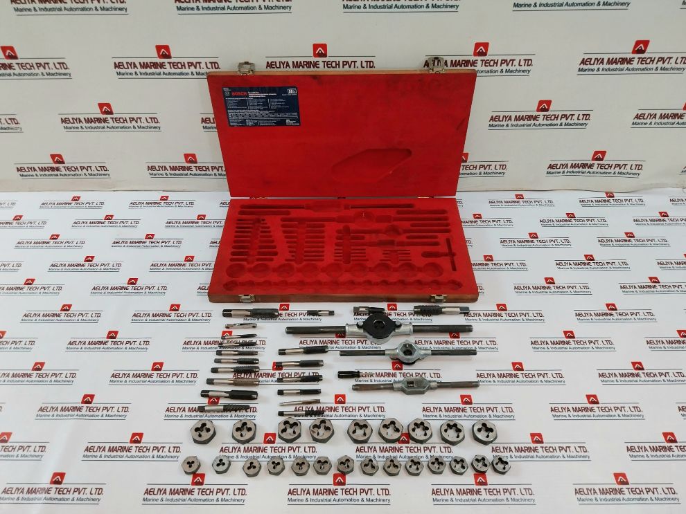 Bosch 96502 Hss High Speed Steel Tap And Die Set (Incomplete)