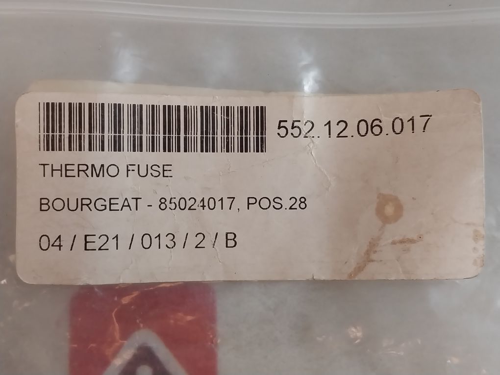 Lot Of 5X Bourgeat 85024017 Thermal Fuse 184°C Cable