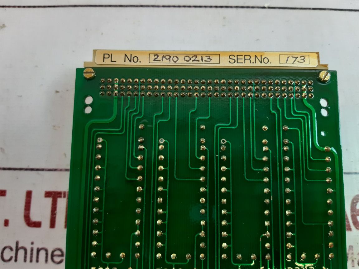 Brown Brothers 2195 0104 Pcb Assy Output Interface